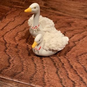 Irish Dresden Antique Miniature Geese Figurines 🎄🇮🇪 offers welcomed